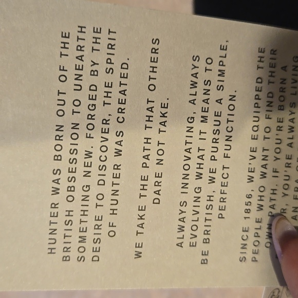 New Hunter Black Unisex Fleece Lined Beanie - Picture 9 of 10